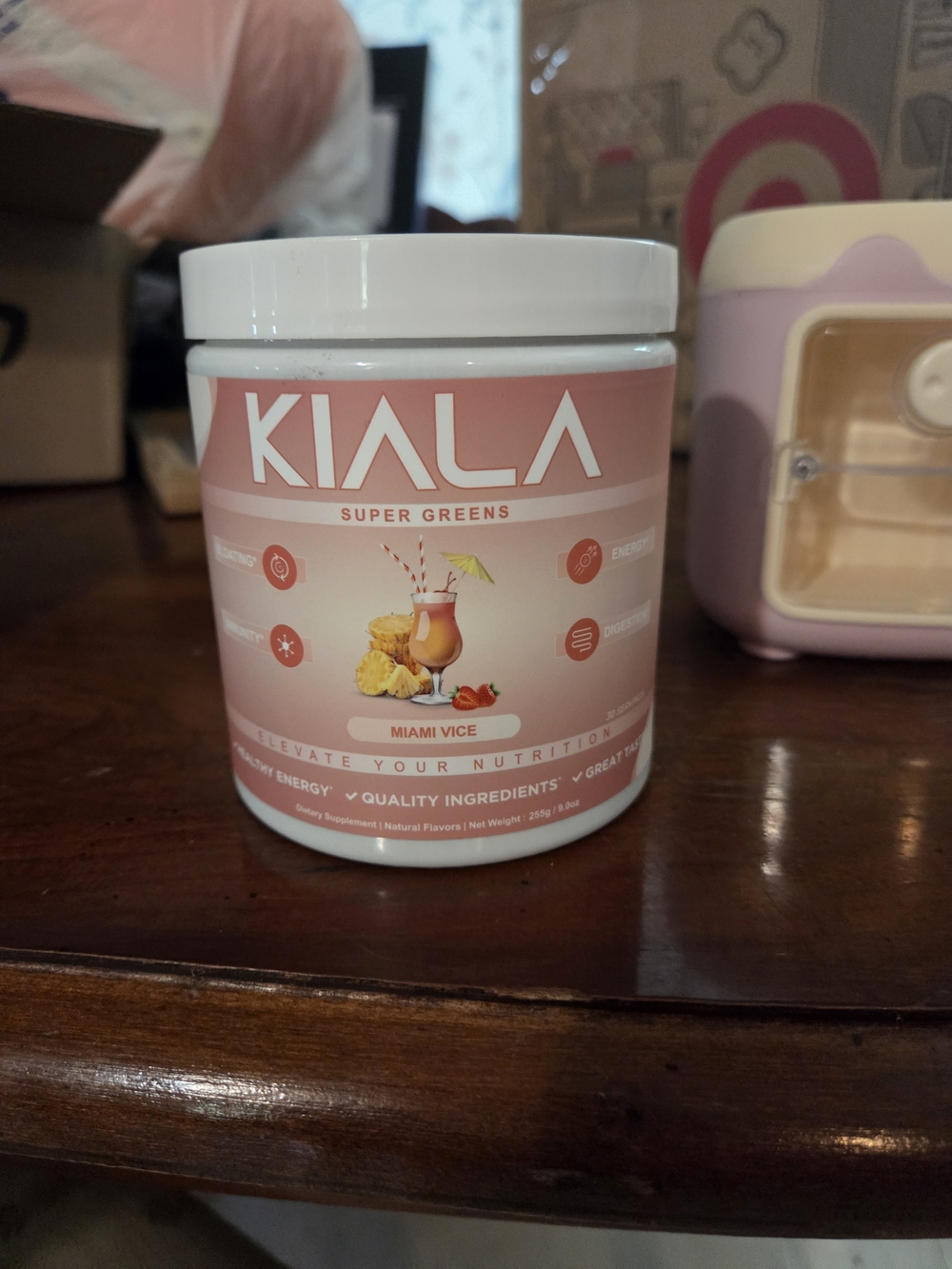 Kiala Super Greens Miami Vice - Pink Tropical Daily Supplement